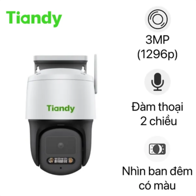 Hình ảnh sản phẩm Camera Wifi 360° 3MP Tiandy H332N Fullcolor - Camera Wifi 360° 3MP Tiandy H332N Fullcolor