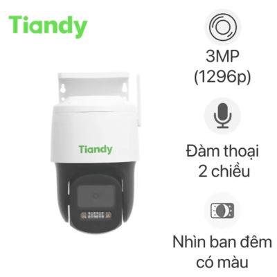 Hình ảnh sản phẩm Camera Wifi ngoài trời 360° 3MP Tiandy TC H334S - Camera Wifi ngoài trời 360° 3MP Tiandy TC H334S
