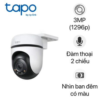 Hình ảnh sản phẩm Camera Wifi ngoài trời 360° 3MP TP-Link Tapo C510W - Camera Wifi ngoài trời 360° 3MP TP-Link Tapo C510W